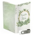 USB PACK z pendrive - ŚLUB, WESELE - opakowanie ślubne + pendrive ślubny - wzór SL 7029 - Pamiątka Ślubu, zachowaj swoje wspomnienia na pendrive, Digialbum.