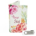 USB PACK z pendrive - ŚLUB, WESELE - opakowanie ślubne + pendrive ślubny - wzór SL 7031 - Pamiątka Ślubu, zachowaj swoje wspomnienia na pendrive, Digialbum.