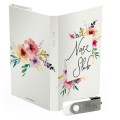 USB PACK z pendrive - ŚLUB, WESELE - opakowanie ślubne + pendrive ślubny - wzór SL 7033 - Pamiątka Ślubu, zachowaj swoje wspomnienia na pendrive, Digialbum.
