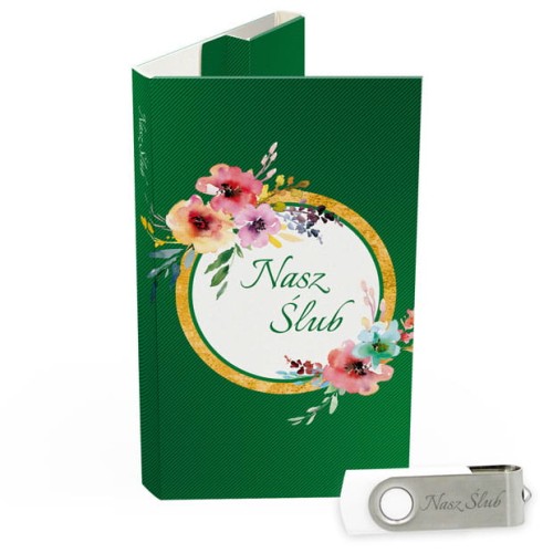 USB PACK z pendrive - ŚLUB, WESELE - opakowanie ślubne + pendrive ślubny - wzór SL 7040 - Pamiątka Ślubu, zachowaj swoje wspomnienia na pendrive, Digialbum.