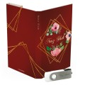 USB PACK z pendrive - ŚLUB, WESELE - opakowanie ślubne + pendrive ślubny - wzór SL 7050 - Pamiątka Ślubu, zachowaj swoje wspomnienia na pendrive, Digialbum.