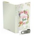 USB PACK z pendrive - ŚLUB, WESELE - opakowanie ślubne + pendrive ślubny - wzór SL 7055 - Pamiątka Ślubu, zachowaj swoje wspomnienia na pendrive, Digialbum.