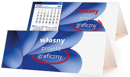 Kalendarze PIRAMIDKI DUŻE- własny projekt graficzny