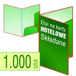 Etui na karty / paragony - pakiet 1.000 szt.