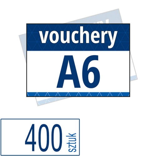 Vouchery A6 w atrakcyjnej niskiej cenie - pakiet 400 sztuk