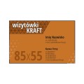 Wizytówki Eko Kraft - 85x55 mm