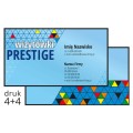 Wizytówki PRESTIGE - zadruk 4+4 (dwustronny)