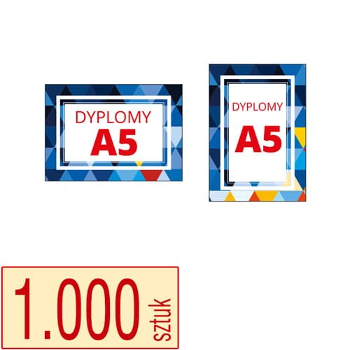 Dyplomy A5 - pakiet 1.000 sztuk