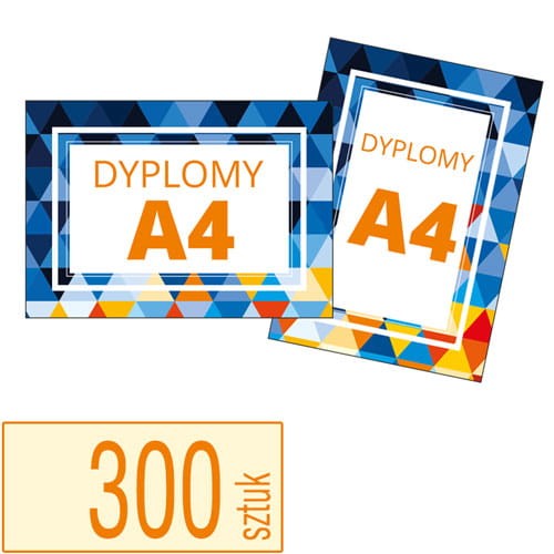 Dyplomy A4 - pakiet 300 sztuk