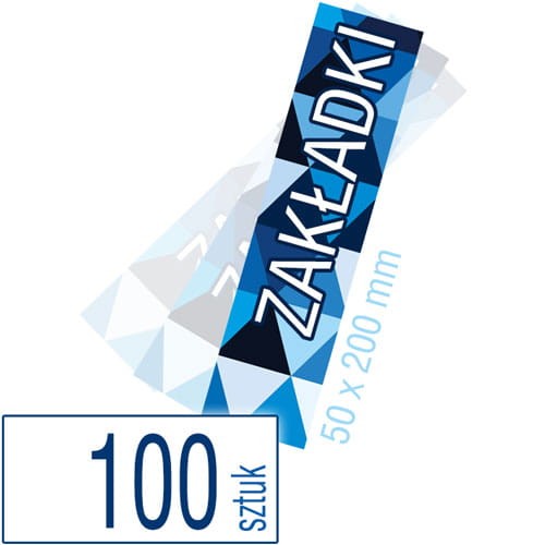 Zakładki do książek - w atrakcyjnej niskiej cenie - pakiet 100 sztuk