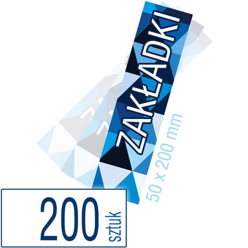 Zakładki do książek - w atrakcyjnej niskiej cenie - pakiet 200 sztuk
