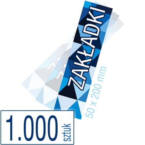 Zakładki do książek - w atrakcyjnej niskiej cenie - pakiet 1.000 sztuk
