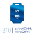Metki B10 PRESTIGE - 69x105 mm, druk na papierach ozdobnych, metalizowanych, perłowych, itp.