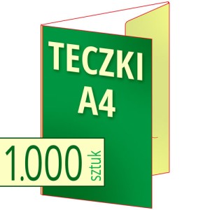 Teczki ofertowe A4 -  pakiet 1.000 szt.