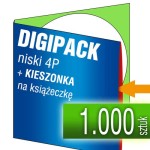 Digipack 4P (z KIESZONKĄ) - pakiet 1.000 szt.