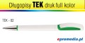 Długopisy TEK z nadrukiem cyfrowym UV FULL KOLOR - kolorystyka TEK 02