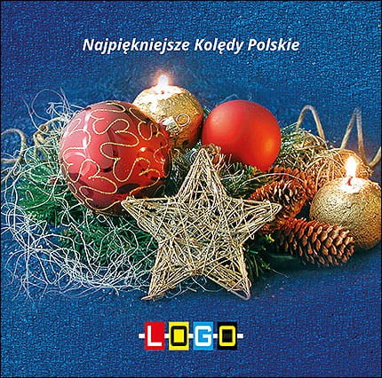 Płyty z kolędami w pudełku CD-BOX - okładka - wzór BK-004