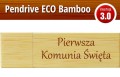 Pendrive okolicznościowy drewniany - Pierwsza Komunia Święta - PK 6006 EKO BAMBOO