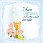 Koperta kartonowa - Pierwsza Komunia Święta - wzór PK 6010