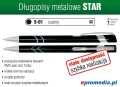 Długopisy metalowe STAR z grawerem laserowym - kolor S-01 czarny
