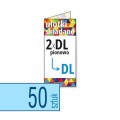 Ulotki składane 2xDL pionowo do DL w atrakcyjnej niskiej cenie