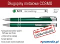 Długopisy metalowe COSMO z grawerem - kolor C-13 ciemnozielony