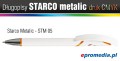 Długopisy STARCO METALIC z nadrukiem cyfrowym UV FULL KOLOR - kolorystyka STM 05