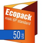 Ecopack 6P (2 łamy) - pakiet 50 szt.