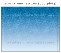 Płyty z kolędami w pudełku CD-BOX - inlay strona wewnętrzna (pod płytą) - wzór BK-456