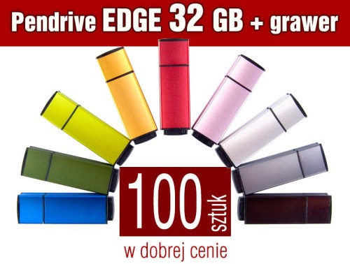 Pendrive EDGE 32 GB z grawerem - komplet 100 szt.