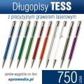 Długopisy metalowe TESS z grawerem - ATRAKCYJNA CENA