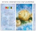 Płyty z kolędami w pudełku CD-BOX - inlay strona zewnętrzna - wzór BK-455