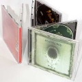 pudełko plastikowe do płyt CD, DVD - CD-BOX - clear tray