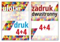 druk 4+4 - zadruk dwustronny