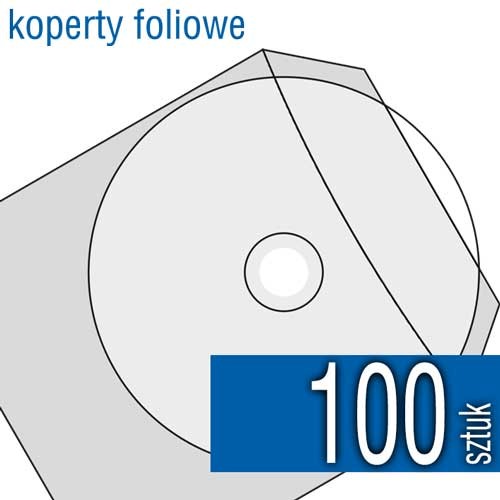 koperta foliowa do płyt CD, DVD, Blu-Ray (gruba folia)