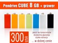 Pendrive CUBE 8 GB z grawerem - komplet 300 szt.