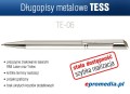Długopisy metalowe TESS z grawerem - kolor TE-06 srebrny