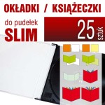 Druk okładek, książeczek do pudełka SLIM - pakiet 25 szt.