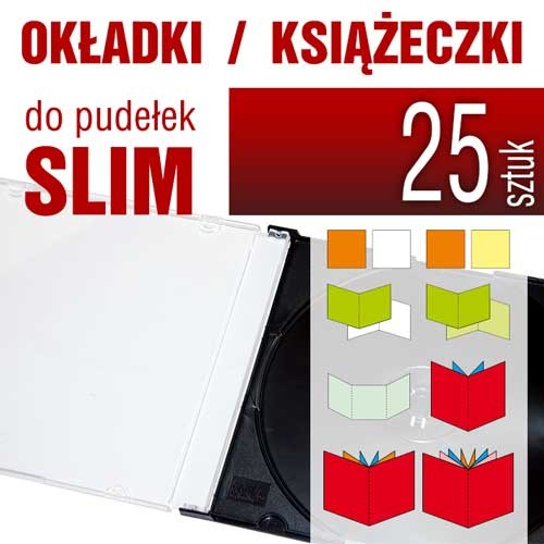 druk okładek i książeczek do pudełka SLIM - od 2 do 24 stron