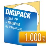 Digipack 4P (z NACIĘCIEM) - pakiet 1.000 szt.