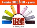 Pendrive EDGE 8 GB z grawerem - komplet 150 szt.