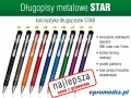 Długopisy metalowe STAR z grawerem laserowym - kolorystyka