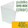 pudełko plastikowe DVD-BOX clear - do płyt CD, DVD