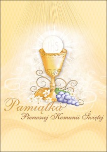 Okładki do pudełka DVD - Pierwsza Komunia Święta - wzór PK-6004