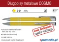 Długopisy metalowe COSMO z grawerem - kolor C-21 żółty