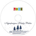 Płyty z kolędami w pudełku CD-BOX - nadruk na płycie - wzór BK-113