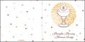 Opakowania okolicznościowe na płyty - Koperta kartonowa -- Pierwsza Komunia Święta - PK 6011 KK - przód / tył