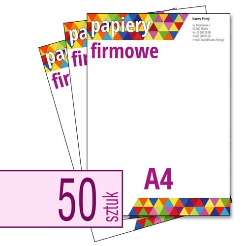 Papiery firmowe A4 - w atrakcyjnej niskiej cenie