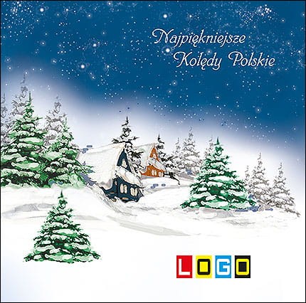 Płyty z kolędami w pudełku CD-BOX - okładka - wzór BK-021