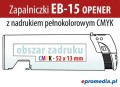 zapalniczki EB 15 OPENER (z otwieraczem) z nadrukiem pełnokolorowym - specyfikacja